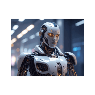 Wandbild Roboter 1