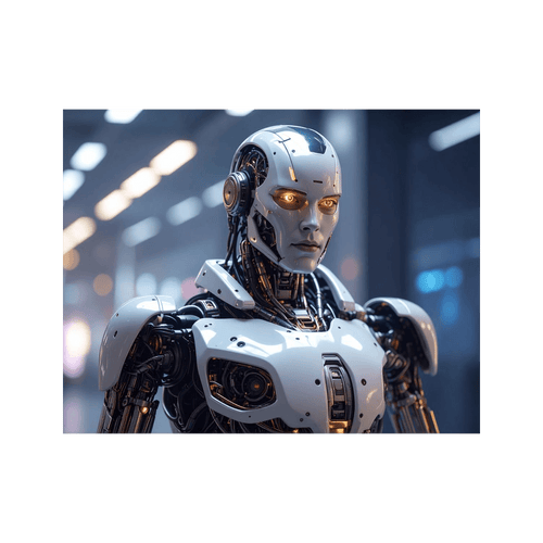 Wandbild Roboter 1