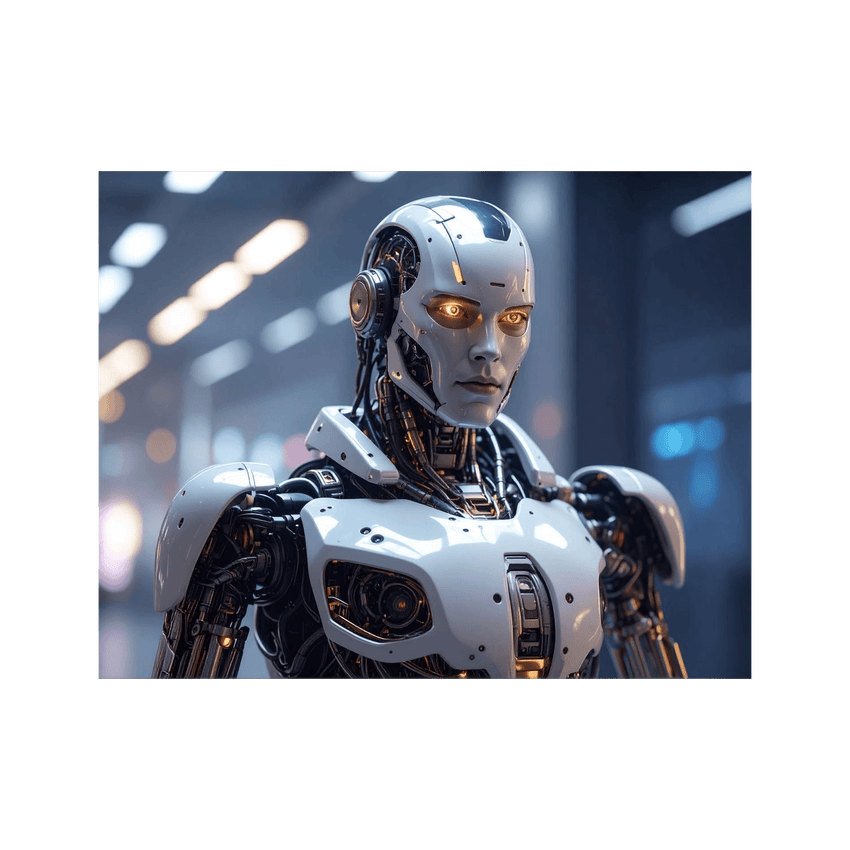 Wandbild Roboter 1