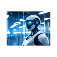 Wandbild Roboter 2