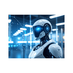 Wandbild Roboter 2