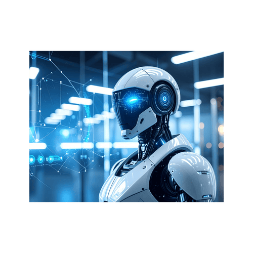 Wandbild Roboter 2