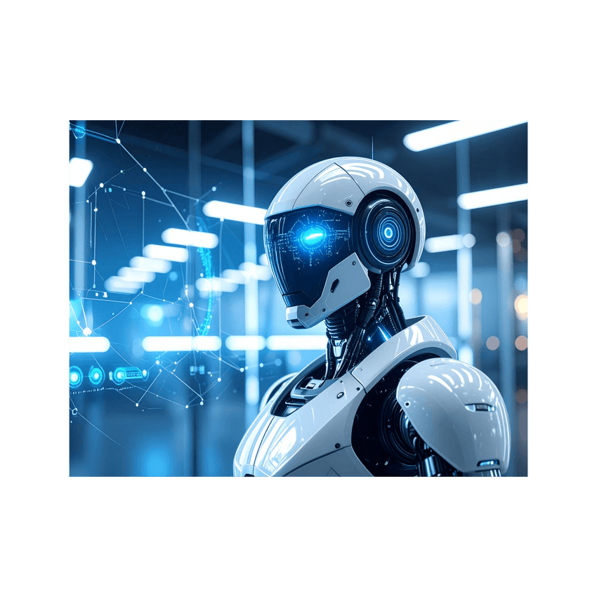 Wandbild Roboter 2