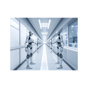 Wandbild Roboter 3
