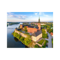Wandbild Upsala Schweden