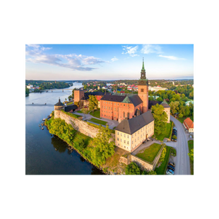 Wandbild Upsala Schweden