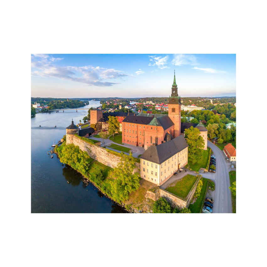Wandbild Upsala Schweden