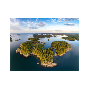 Wandbild Schäreninseln Schweden