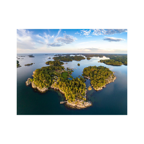 Wandbild Schäreninseln Schweden