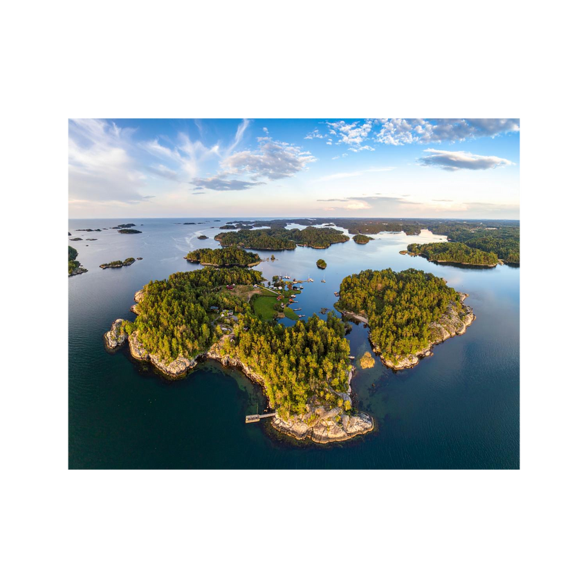 Wandbild Schäreninseln Schweden