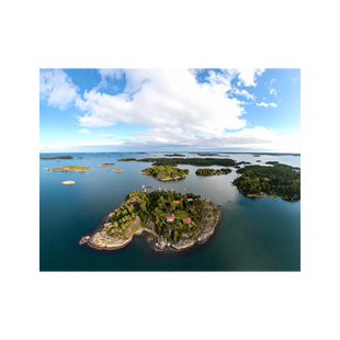 Wandbild Schäreninseln Schweden 2