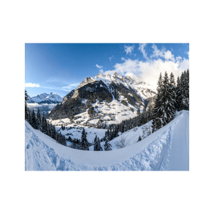 Wandbild Winter in der Schweiz 2