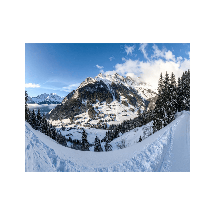 Wandbild Winter in der Schweiz 2