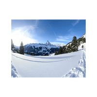 Wandbild Winter in der Schweiz 3