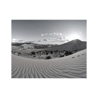 Wandbild Sanddünen Schwarz Weiss 3