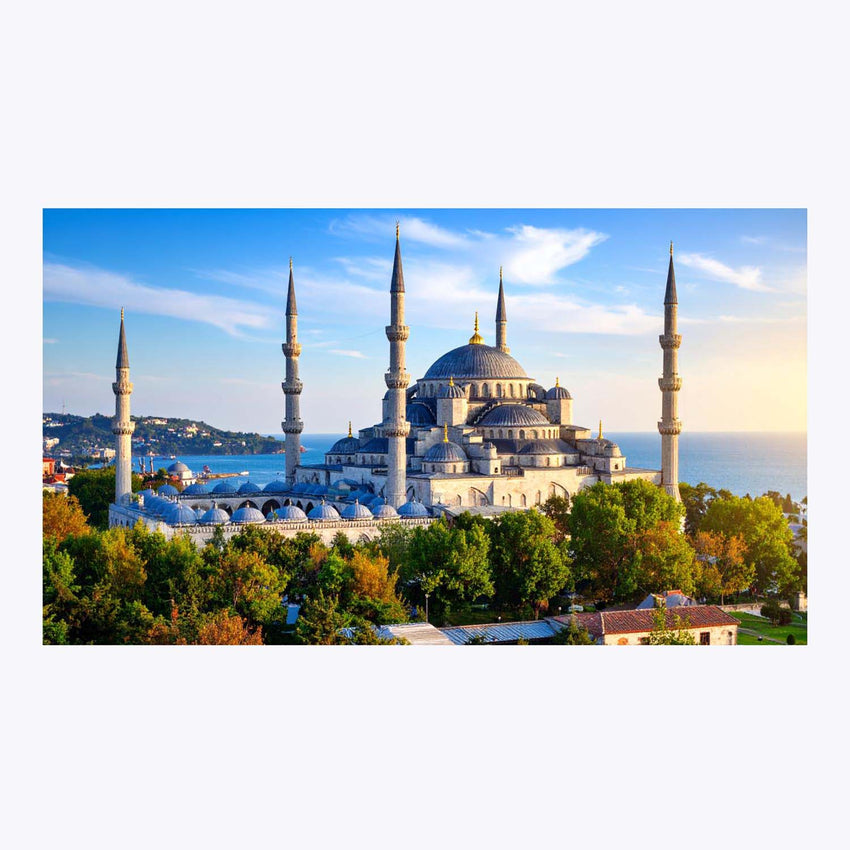 Wandbild blaue Moschee in Istanbul