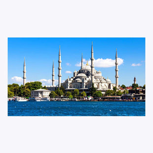Wandbild blaue Moschee in Istanbul 2