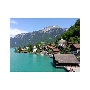 Wandbild Interlaken mit Panorama