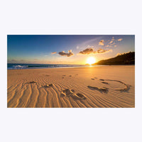 Wandbild bezaubernder Strand