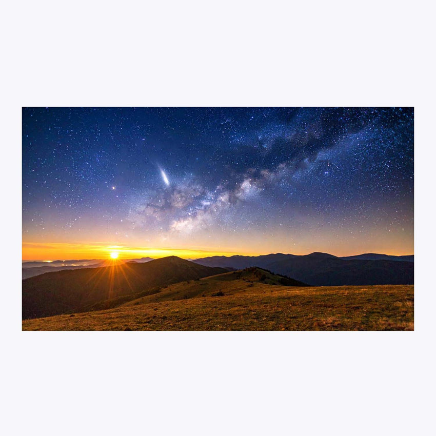 Wandbild galaktischer Sonneuntergang