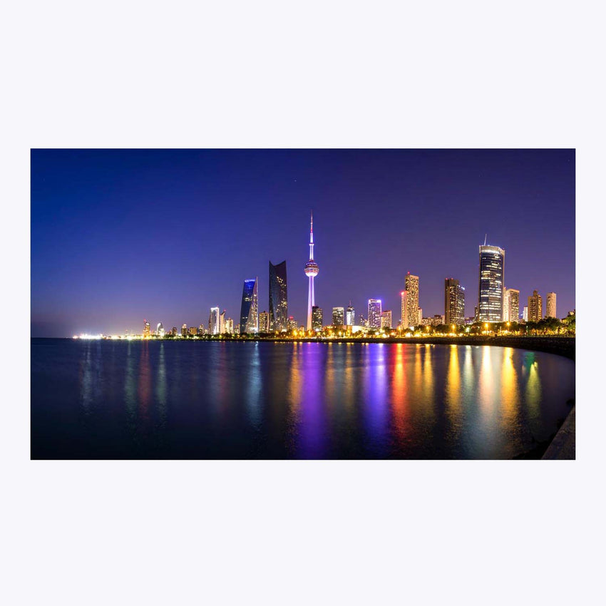 Wandbild Kuwait City Skyline