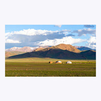Wandbild Mongolei