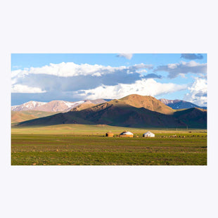 Wandbild Mongolei