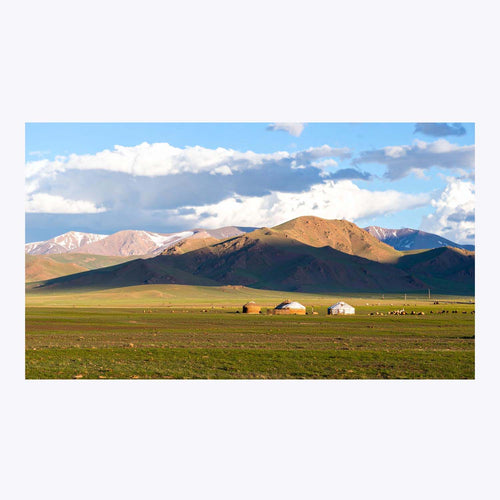 Wandbild Mongolei