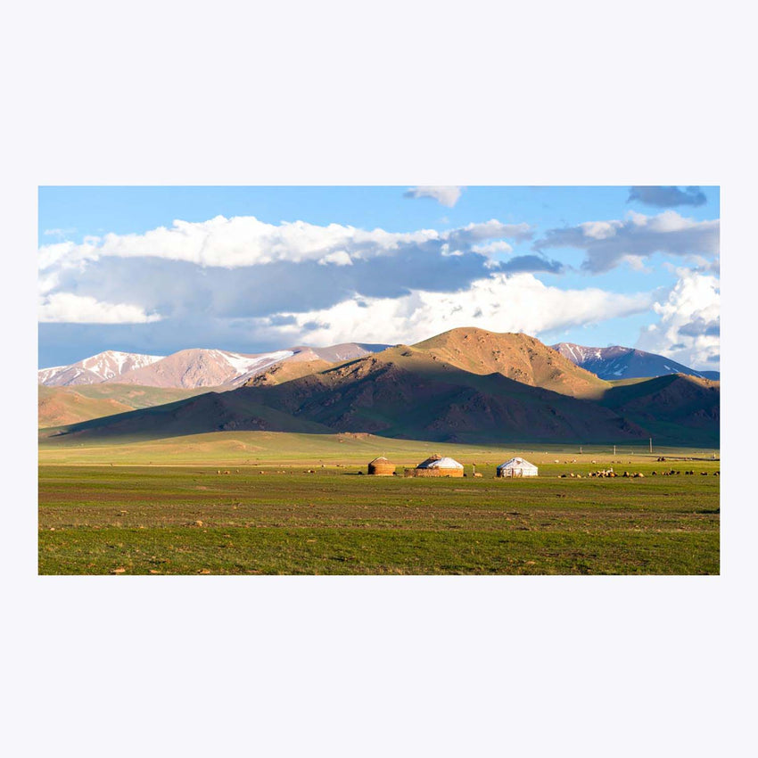 Wandbild Mongolei