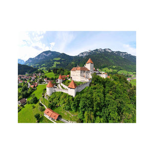 Wandbild Schloss Greyerz